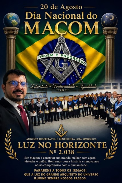 LOJA LUZ NO HORIZONTE COMEMORA DIA DO MAÇOM