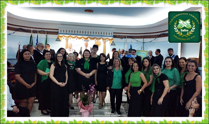 Posse da nova diretoria da Fraternidade Feminina Safira em 26/06/2025